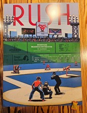 Rush Fifty Something Tour Poster Boston MA TD Garden Sept 12 & 14 2026 Poster picture