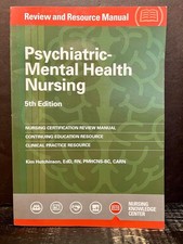 Psychiatric-Mental Health Nursing Review and Resource Manual, 5th Ed pb FS picture