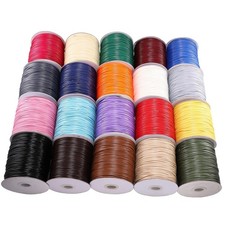 10M Waxed Cotton Cord Leather Thread Necklace Rope String for DIY Bracelet Jewel picture