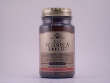 Solgar Dry Vitamin A 5000 IU 100 Tablets picture