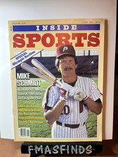 W2 1984 MIKE SCHMIDT PHILLIES June Newsstand Inside Sports Magazine  picture