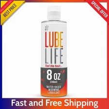 LUBELIFE Water Based Warming Lubricant 8 oz - Heating Personal Lube for Couples. picture