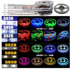 Wholesale LED Strip Lights 3528 5050 5M/10M/15M/20M RGB SMD 12V Roll Waterproof picture