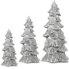 Spiareal Set of 3 Table Christmas Tree Decor Glittered Table Top Christmas Tree picture