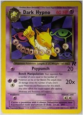 Dark Hypno 26/82 Team Rocket Unlimited Non-holo MP or Better picture