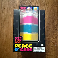 100% AUTHENTIC NeeDoh Peace O’ Cake NEW IN BOX RARE HTF Schylling Squishy picture