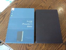 NASB 1995 Preachers Bible  Brown LeatherSoft Lays Flat | 1995 NASB picture