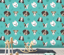3D Cute Dog 5935 Wallpaper Mural Wall Print Wall Wallpaper Murals US Coco picture