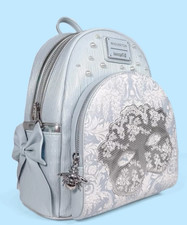 EXCLUSIVE Loungefly Bridgerton Masquerade Ball Real Pearl Glitter Backpack NWT picture