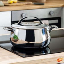 BergHOFF Belly Tri-Ply 18/10 Stainless Steel Stockpot with Lid picture