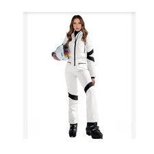 Yousify Women's White & Black   Ski Suit Jumpsuit S Bootcut Winter Sports  picture