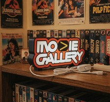 Movie Gallery Video Store LED Sign Light Retro 90s VHS Display picture