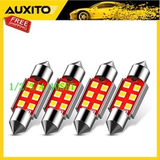 Auto LED License Plate Tag Light Bulb for 36MM 6418 Festoon Free Return 1~10Set picture