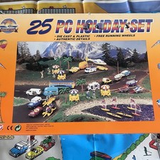 Vintage 25+ Pc Holiday Club Vehicle Playset D picture