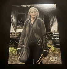 Melissa McBride walking dead Signed 8x10 beckett bas Carol picture