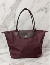 LONGCHAMP Le Pliage Tote Bag, Bordeaux/Wine Red, Size M picture
