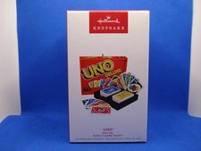 NEW Hallmark Ornament 2023 Mattel UNO Family Game Night 10th and Final in Series picture