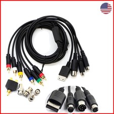 6FT High-Speed RGBS Cable for Sega Mega Drive and Saturn - Audio/Video Connector picture