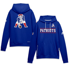 New England Patriots AUTHENTIC Nike Sideline Standard Issue Hoodie NFL Throwback picture