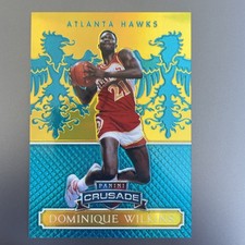 2014-15 Panini Excalibur - Crusade Dominique Wilkins #139 Teal 21/35 Jersey # picture