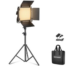NEEWER NL660D 1-Pack 660 LED Light Kit w/Stands, 3200-5600K, Black picture