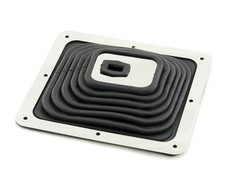 9649 Mr. Gasket Shifter Boot - Large - 7-3/4 In X 9 In - Black - Rubber picture