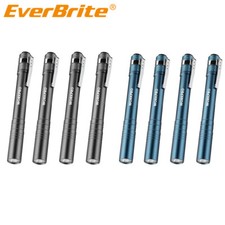 WORKPRO 4-Packs Blue/Gray LED Pen Light Set Penlight Pocket Pen Flashlight Light picture