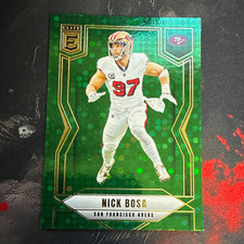 Panini Donruss Elite 2025 Nick Bosa Green Disco #93 49ers NFL Card picture