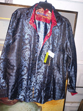 Robert Graham The Nolan Limited Edition Multicolor Paisley Shirt L 34/35 picture