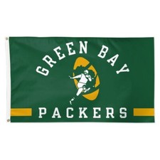 Green Bay Packers Football 3x5 ft Classic Retro Logo Flag Ideal NFL Gift Banner picture