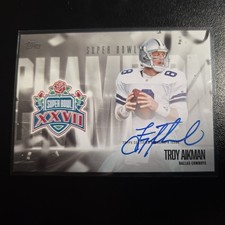 2026 Topps Flagship Troy Aikman Cowboys SB XXVII Champion Auto On Card SBCS-TA picture
