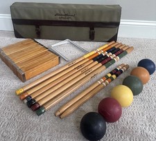 VTG Eddie Bauer Croquet Set Competition In Bag picture