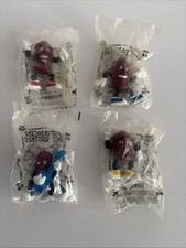 Complete Lot of 4 Hardees California Dancing Raisins Figures Sealed Packages NIP picture