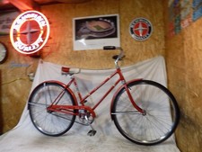 1964 SCHWINN CO-ED 2-SPEED VINTAGE BICYCLE BREEZE COLLEGIATE RACER HOLLYWOOD RED picture