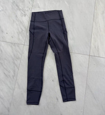 Lululemon Athletica Invigorate Black High-Rise Ankle Leggings Pockets picture