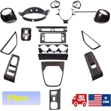 ABS Carbon Fiber Full Interior Center Consol Trim Sets For GR86/BRZ AT 22-25 picture