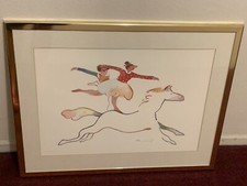 VTG ROBERT WEIL  Limited Edition Lithograph 607/1000 Numbered And Signed 27x21 picture