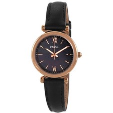 Fossil Carlie Mini Quartz Black Dial Ladies Watch ES4700 picture