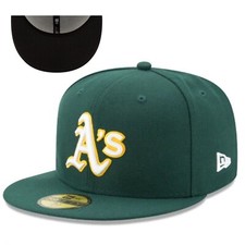 Oakland Athletics New Era 59FIFTY Fitted Hat Green MLB Cap picture