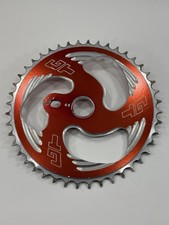 GT Overdrive Sprocket Red Annodized 44T Old Mid School BMX 1990s Racing USA Made picture