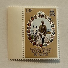 1981 FALKLAND ISLANDS MNH STAMP #325 WITH INVERTED WATERMARK QUEEN ELIZABETH II picture