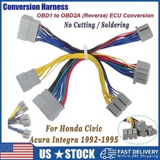 OBD1 to OBD2A (Reverse) ECU Conversion Harness For Civic Integra 1992-95 Upgrade picture