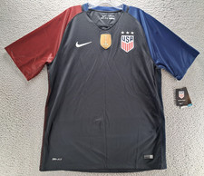 Nike USA USMNT 2016 Away Jersey Mens Large Authentic w/ 2015 Fifa Patch Rare NWT picture
