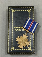 WW2 WWll Cased US Navy Marine Corps Wrap Brooch Distinguished Flying Cross Medal picture