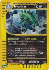 Tyranitar - 66/165 - Pokemon Expedition Reverse Holo Rare Card MP picture