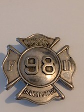Fireman's Hat BADGE Historical NY  picture