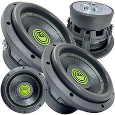 2x Gravity 10 Inch 2000 Watt Car Audio Subwoofer w/ 4 Ohm DVC 10