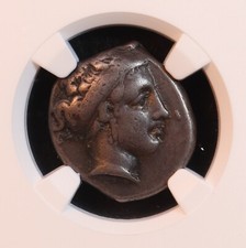 Campania, Neapolis Silver Didrachm (330-270 BC) - NGC VF Exceptional Surfaces picture