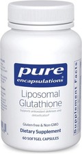 Pure Encapsulations Liposomal Glutathione, Liver Detox, 60ct, Exp 2028+ picture