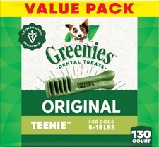 GREENIES Original TEENIE Natural Dental Dog Treats Pack of 130 picture